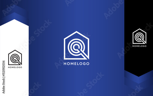 Letter Q Home and Building Logo