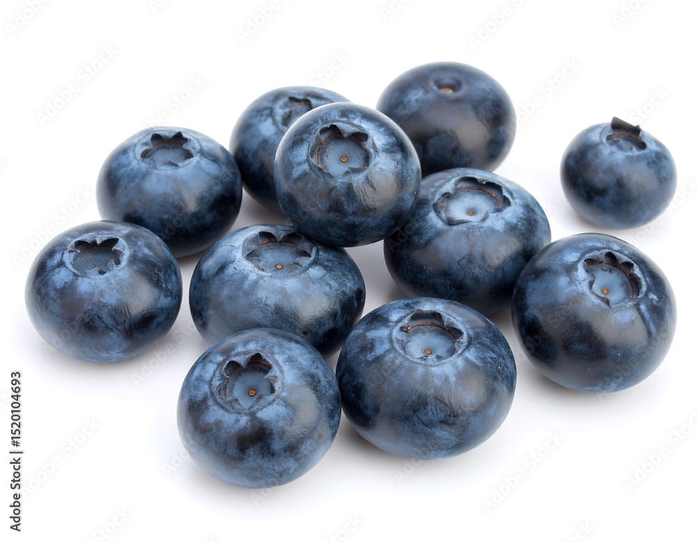 Cluster of fresh blueberries Cluster of fresh blueberries
