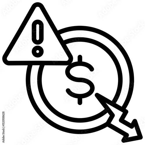 Financial Crisis Icon