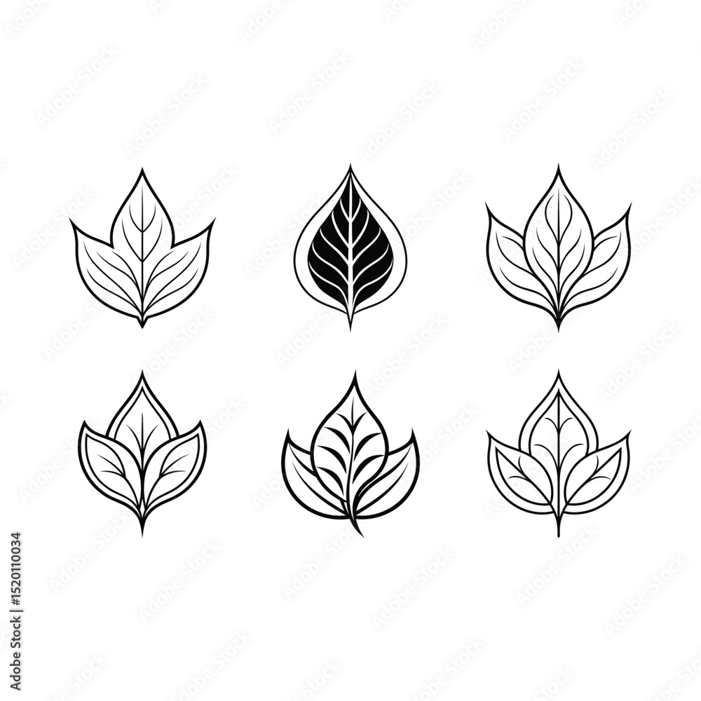 Ornamental Leaf Vector Ornamental Leaf Vector