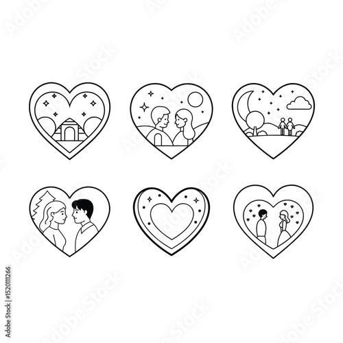 Romantic ValentineVibe design perfect for love-themed digital art and festive graphics