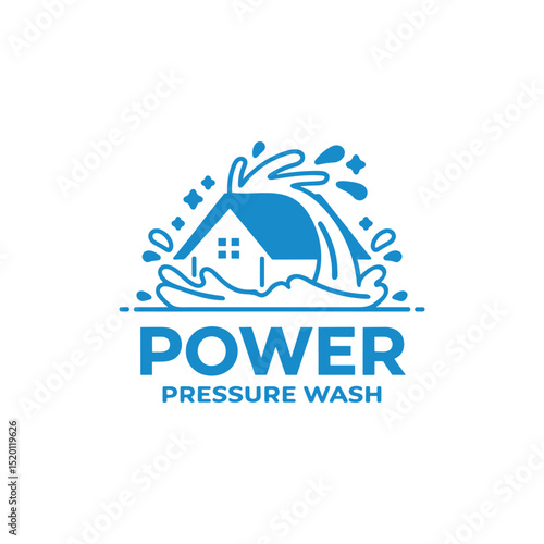 Home Wash Logo Design Vector,