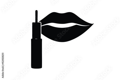 lip gloss vector icon