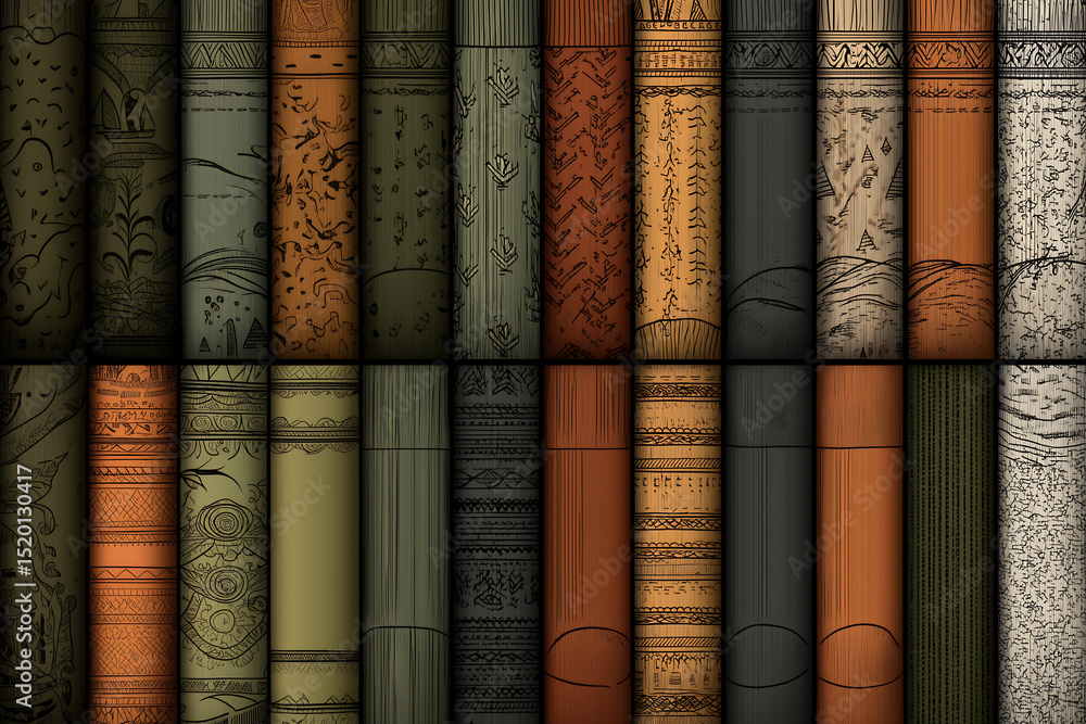 Fototapeta premium set of colorful wallpapers background texture