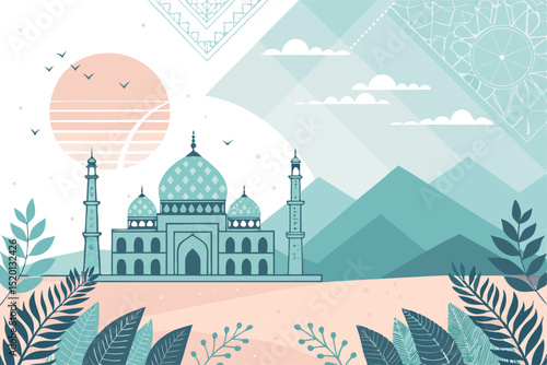 taj mahal agra india, eid mubarak background