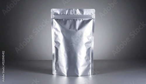 Matte Silver Doypack Pouch: Retail Food Storage Solution