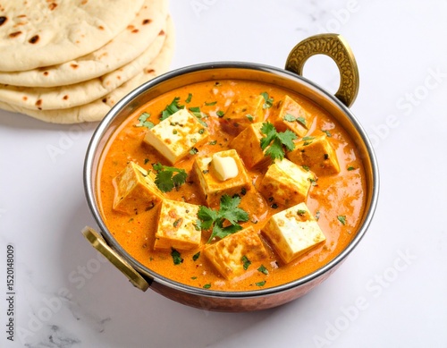  Paneer Butter Masala with Creamy Tomato Sauce
