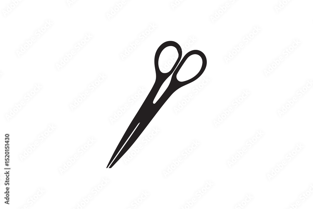 A Seam Ripper silhouette with a simple, understated design set against a white background A Seam Ripper silhouette with a simple, understated design set against a white background