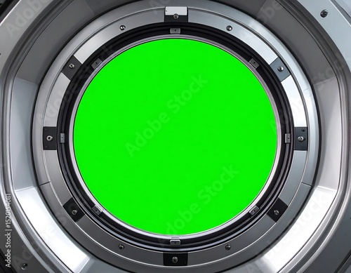 Fototapeta Naklejka Na Ścianę i Meble -  Futuristic spaceship porthole