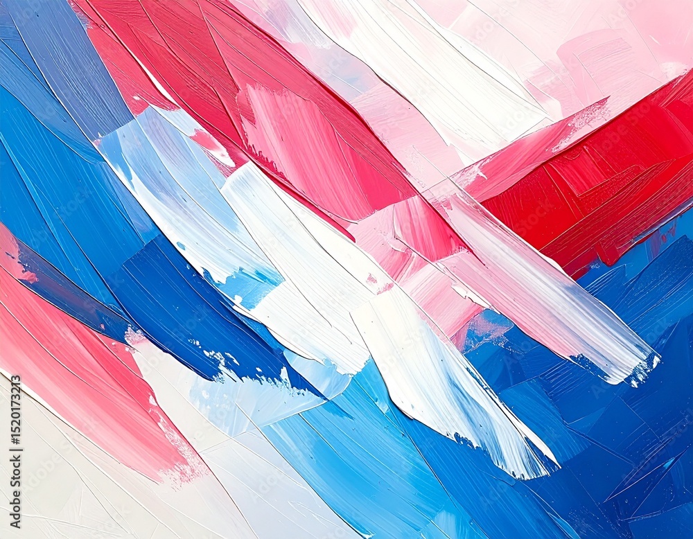 Fototapeta premium Bold Acrylic Paint Strokes Wallpaper