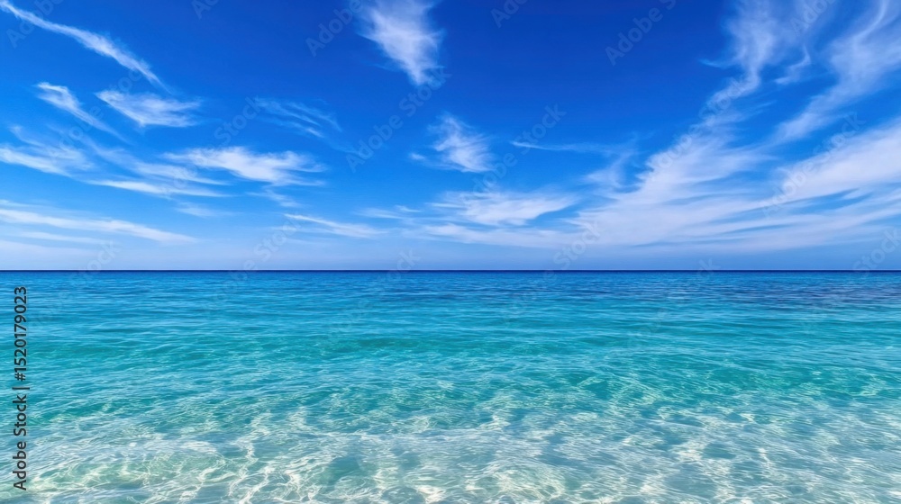 Gentle waves lap at the shore as sunlight sparkles on the clear ocean water. The vast expanse of blue invites relaxation on a warm day, creating a tranquil atmosphere. Gentle waves lap at the shore as sunlight sparkles on the clear ocean water. The vast expanse of blue invites relaxation on a warm day, creating a tranquil atmosphere.