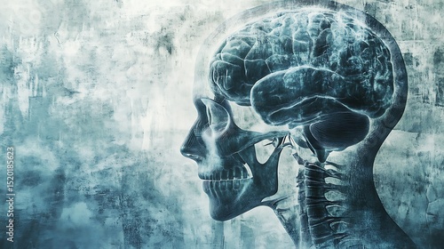 x ray of human skull