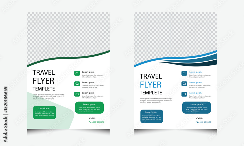 minimal tourism flyer design for travel agency promotion minimal tourism flyer design for travel agency promotion
