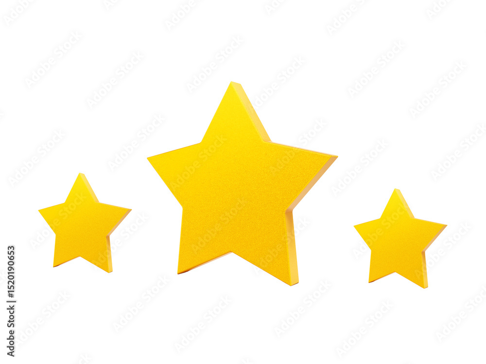 Three Golden Stars: Achievement, Excellence, and Success Three Golden Stars: Achievement, Excellence, and Success