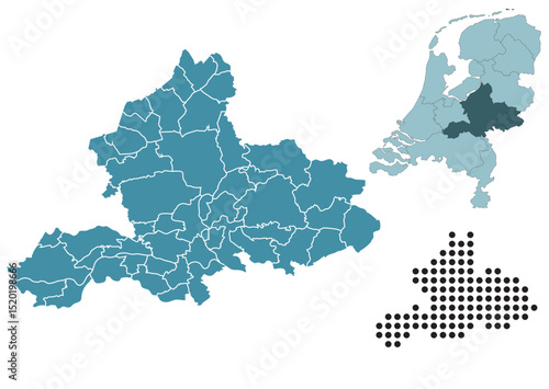 Set maps of Gelderland province