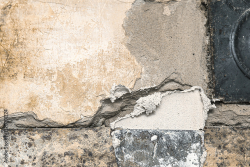 Restoring an abandoned wall inside a house with your own hands, Ukraine