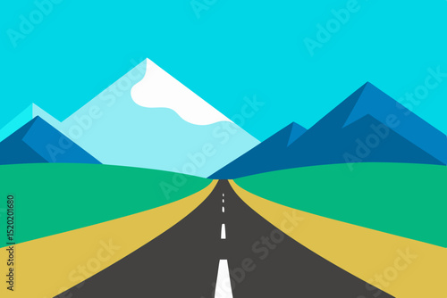 road to the mountains