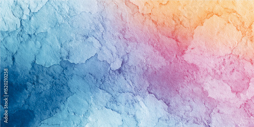 Abstract Expressionist Red, Orange, and Blue Gradient Background. Abstract Gradient Background With Blurry Tones