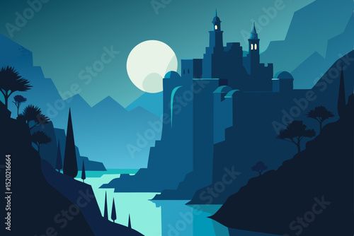 vector illustration of city