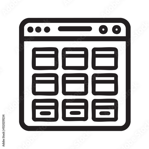 Dynamic grid layout for UI in digital apps