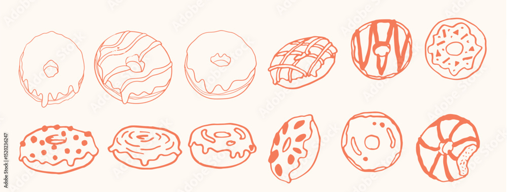Awesome hand drawn Donut vectors, icons and graphics
Awesome hand drawn Donut vectors, icons and graphics