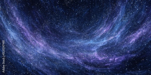 degree equirectangular projection space scene featuring nebula and stars as an environment map in HDRI spherical panorama format