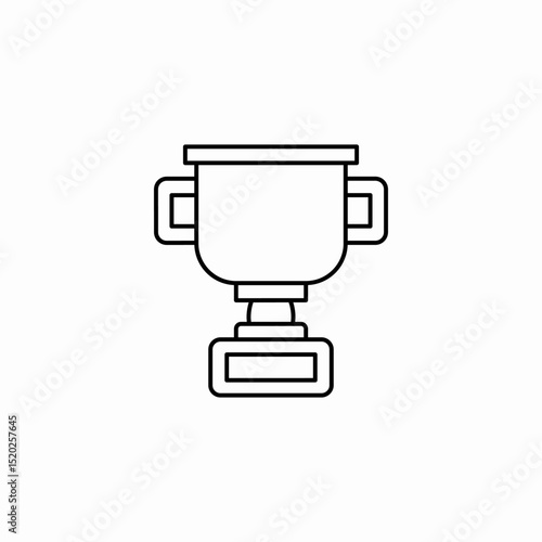 cup prize icon sign vector