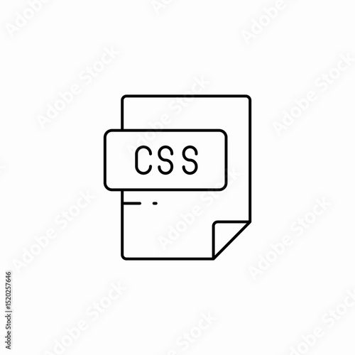 css file image icon sign vector