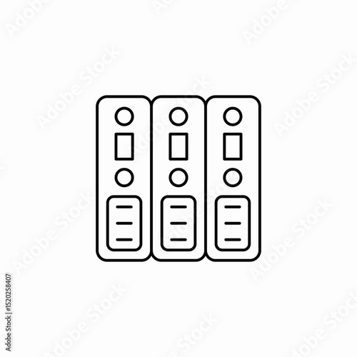 file binders icon sign vector