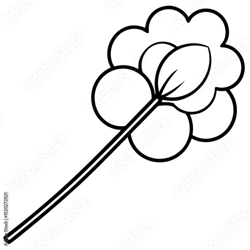 Cotton Swabs Icon – Clean Vector on White