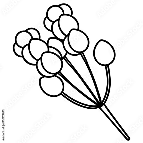 Cotton Swabs Icon – Clean Vector on White