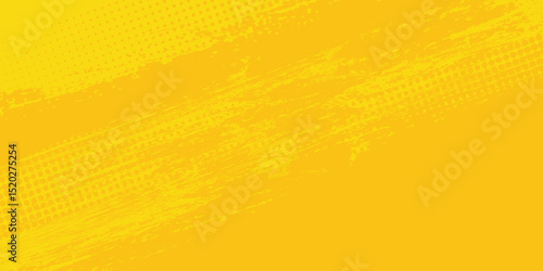Abstract speed lines style yellow color halftone banner design template modern grunge