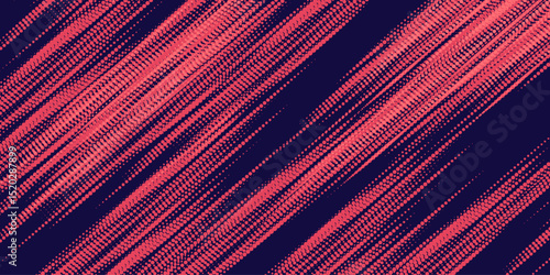 Abstract speed lines style red color halftone banner design template modern grunge
