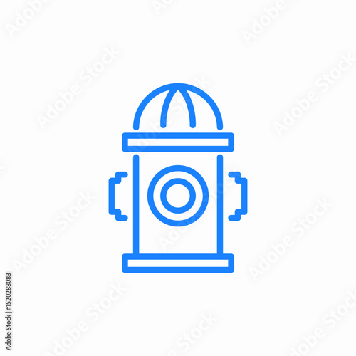 fire hydrant icon sign vector