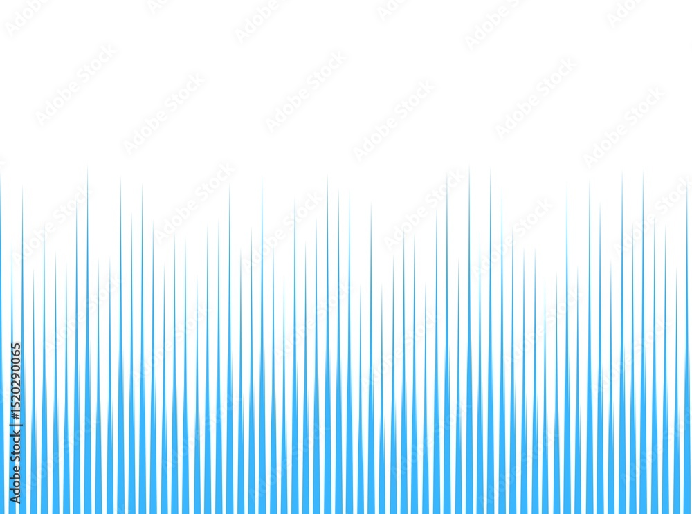 Fototapeta premium blue Line texture of seismogram or audio sound wave diagram. Signals with different amplitude on timeline distribution as a graph with different line height. Graph of seismic activity