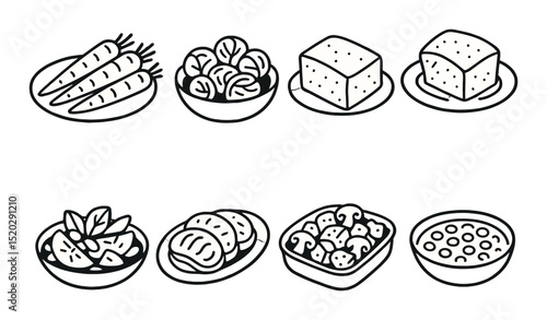 Professional award linear icons set – outline, achievement and recognition symbols