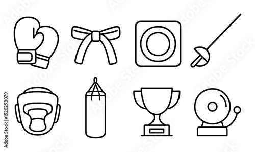 Classic toy collection outline icons set – silhouette, nostalgic and playful symbols