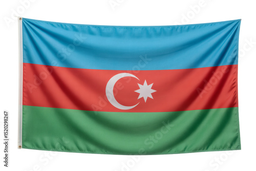 Free Download Majestic Waving Flag of Azerbaijan, A Symbol of National Pride and Heritage - GFXLoad