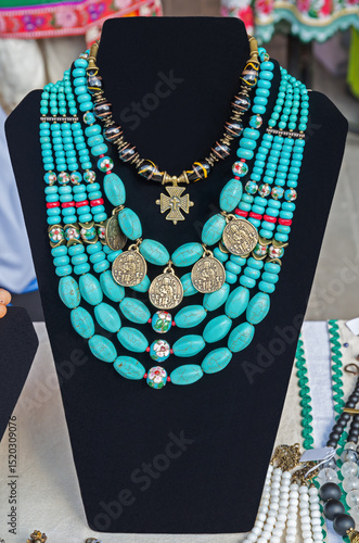 Homemade bijouterie imitation antique jewelry