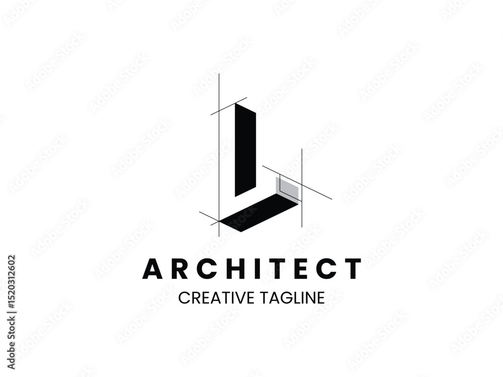 Letter L logo architecture for construction company. property template vector illustration for your brand Letter L logo architecture for construction company. property template vector illustration for your brand