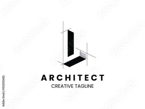 Letter L logo architecture for construction company. property template vector illustration for your brand