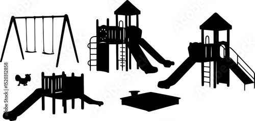 playground equipment offering various activities for children's enjoyment and development