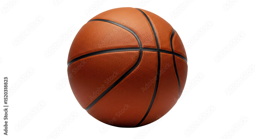 Fototapeta premium Basketball on a transparent background concept of transparent background