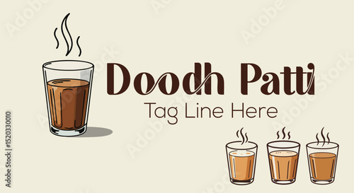 Doodh Patti Tea Logo