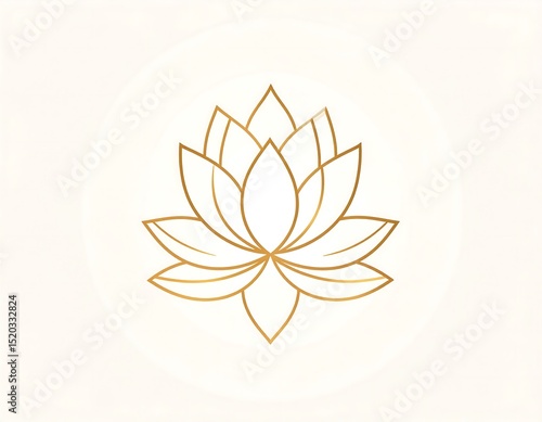 Elegant lotus flower graphic