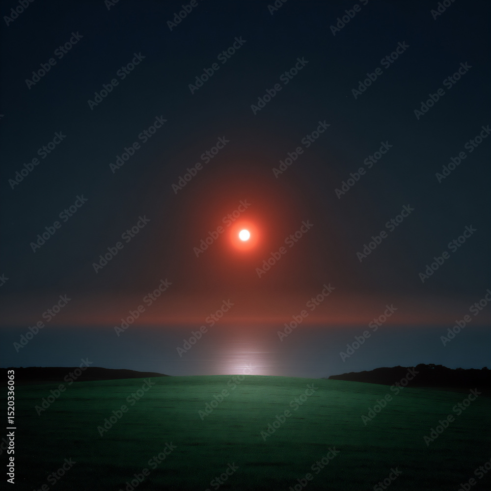 Obraz premium ominous photograph of a dense
