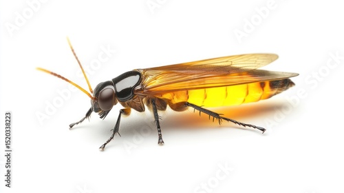Isolated insect profile