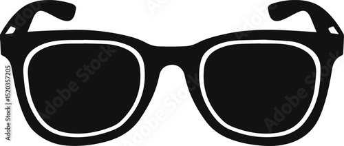 Beautiful Sunglass silhouette vector