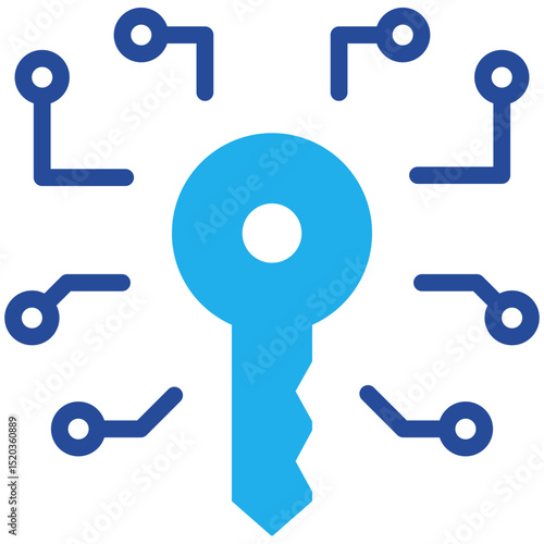 Key Icon Dual Tone Color