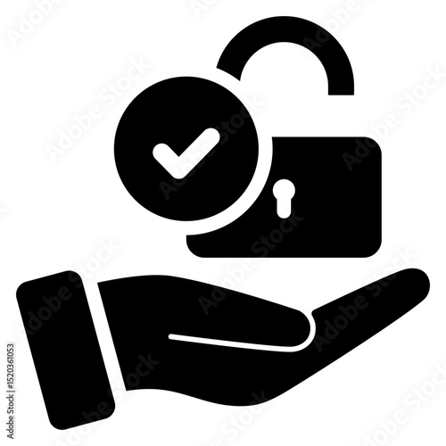 Access Icon Black Solid